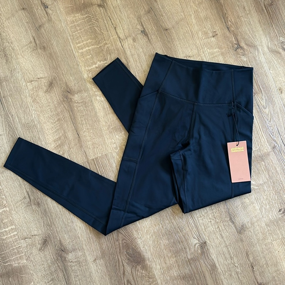 Girlfriend Collective Black Compressive Pocket Legging